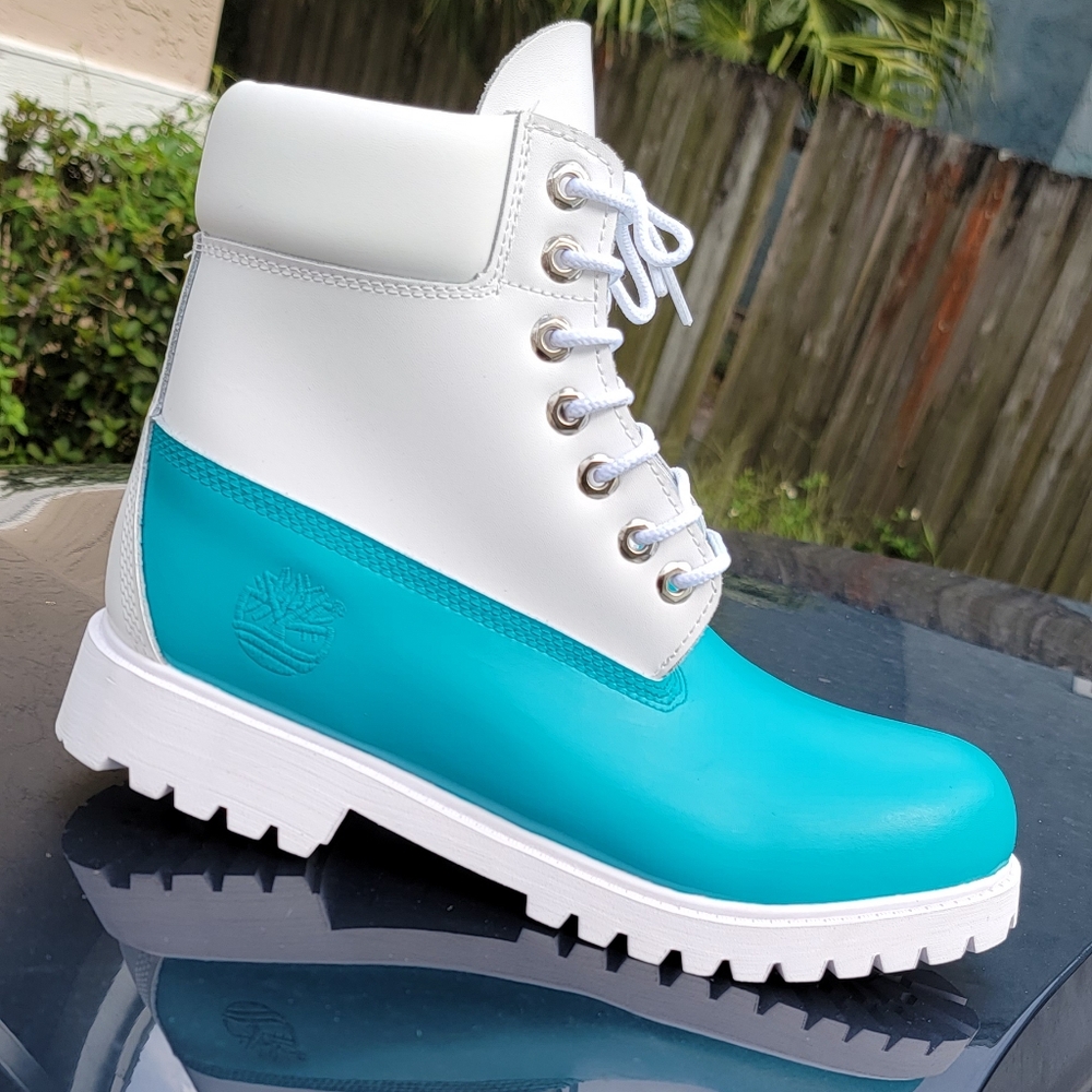 Timberland boots Turquoise men waterproof Fashion